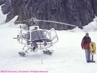 helicopter to the Juneau ice field