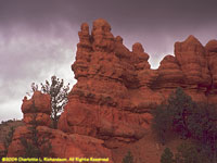 clearing storm over hoodoos