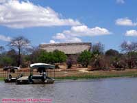 Boats at lodge