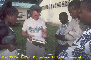 Paul lecturing